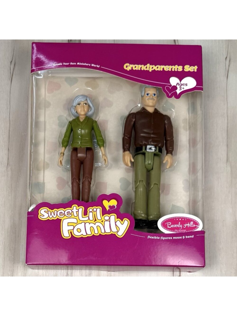 Beverly Hills Doll Collection SWEET LI'L FAMILY 2pc Grandparents Set NIB NEW